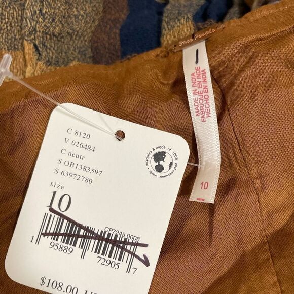 NWT Free People In My Bubble Skirt Plaid
High Rise Wide Mini Printed Small 10 - Picture 3 of 4